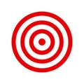 Target flat icon - vector